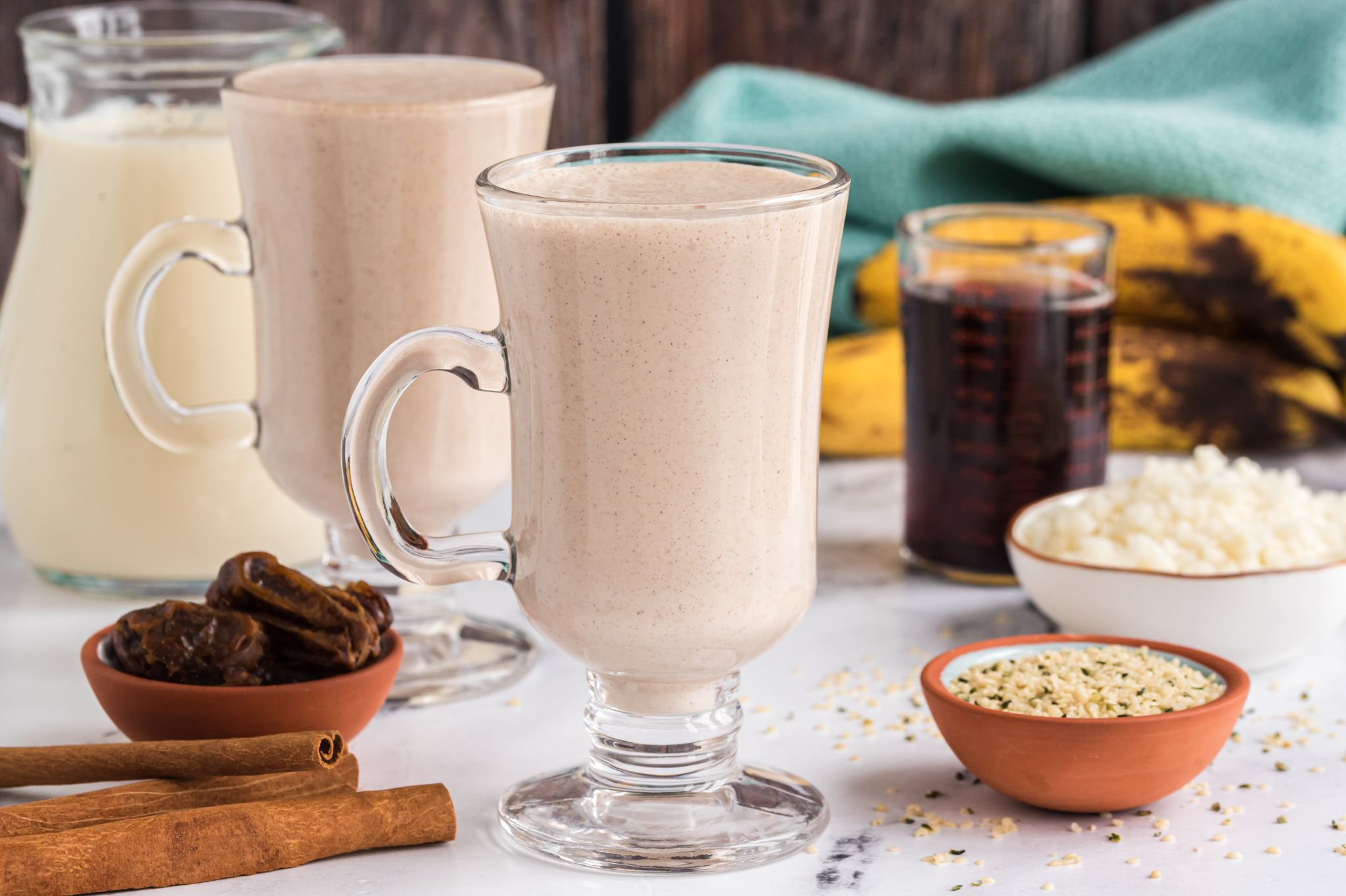 Banana Tahini Coffee Smoothie